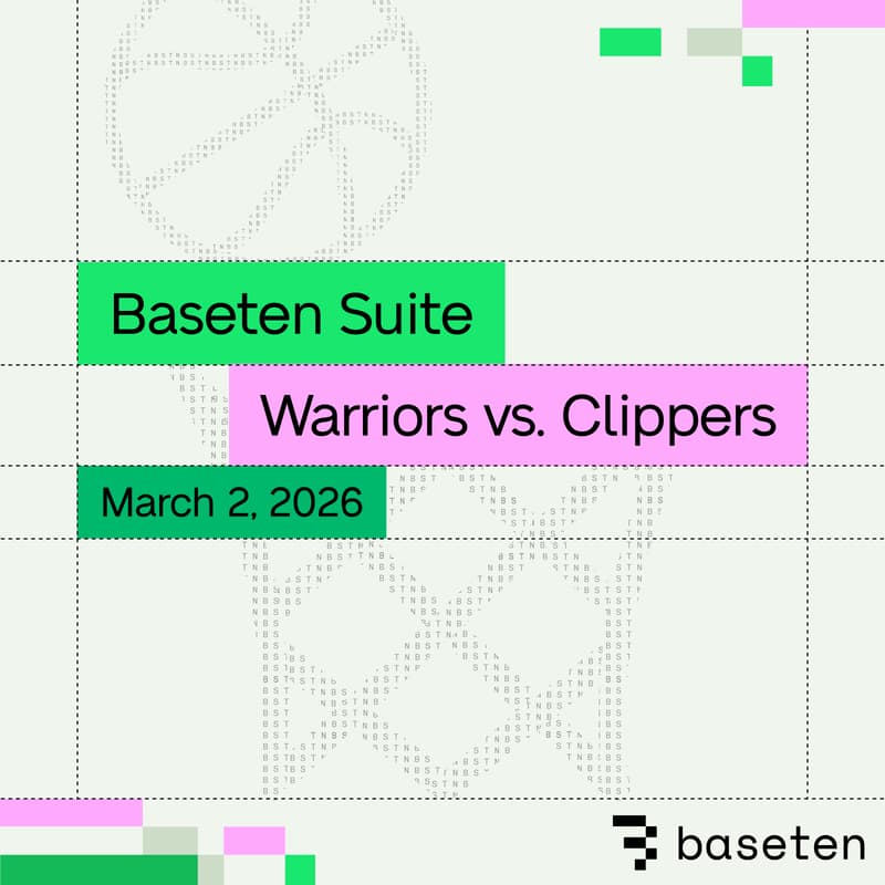 Cover Image for Baseten Suite — Warriors vs. Clippers