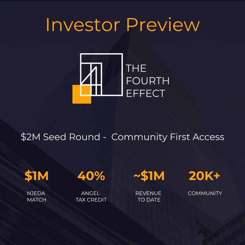 Cover Image for Investor Preview: The Fourth Effect Seed Round (Session 8)