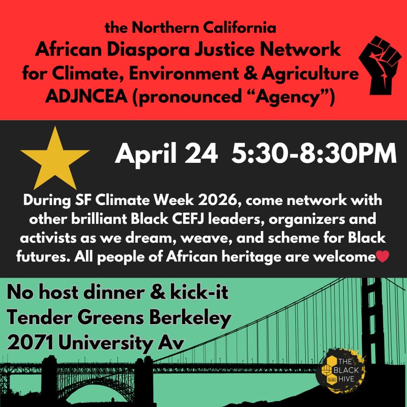 Cover Image for ADJNCEA Afro-Diasporan Climate/Environmental/Food Justice Network Kick It