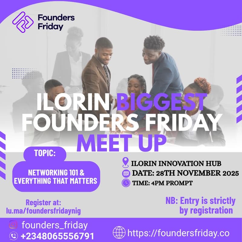 Cover Image for Founders Friday Ilorin