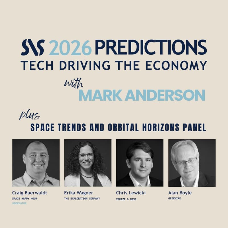 Cover Image for SNS Predictions Launch Party feat. Tech Driving the Economy, Space Trends & Networking