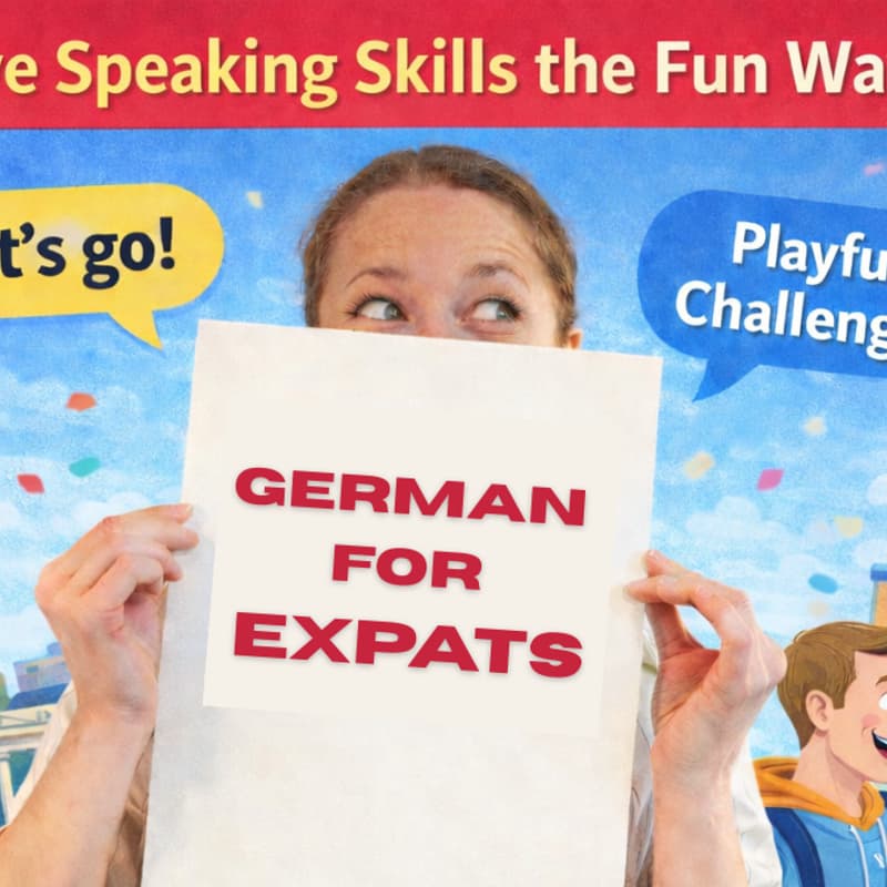 Cover Image for Deutsch for Expats – Online Conversations