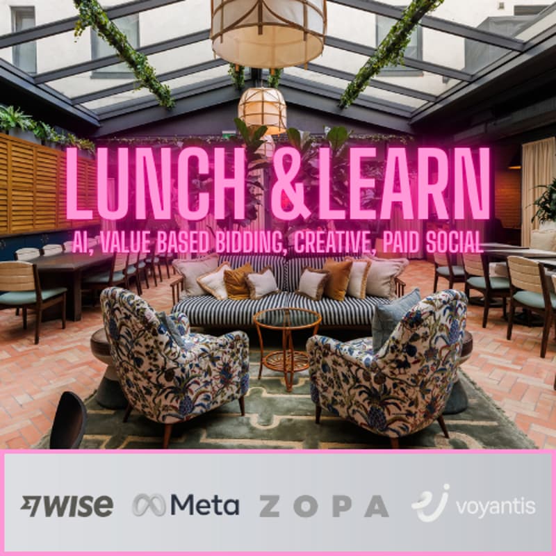 Cover Image for Lunch & Learn: AI in Paid Media