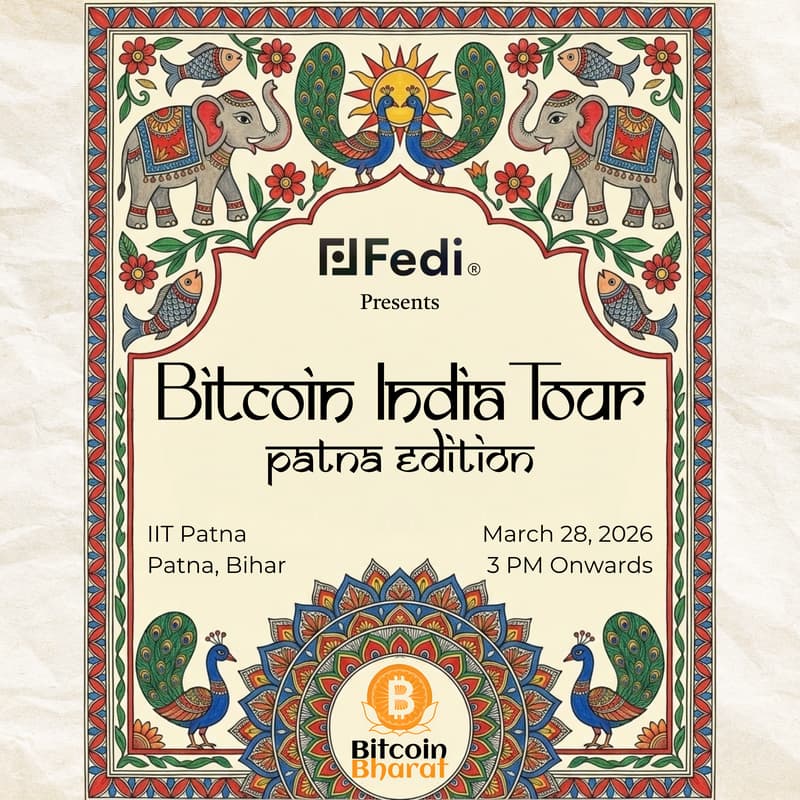 Cover Image for Bitcoin India Tour- Patna Edition