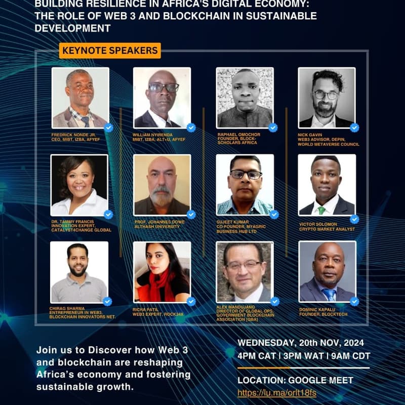 Cover Image for "Building Resilience in Africa's Digital Economy: The Role of Web 3 and Blockchain in Sustainable Development"
