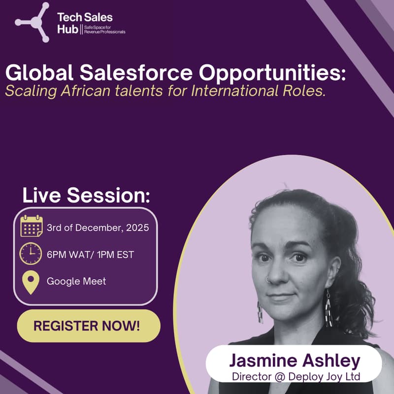 Cover Image for Global Salesforce Opportunities: Scaling African talents for International Roles.