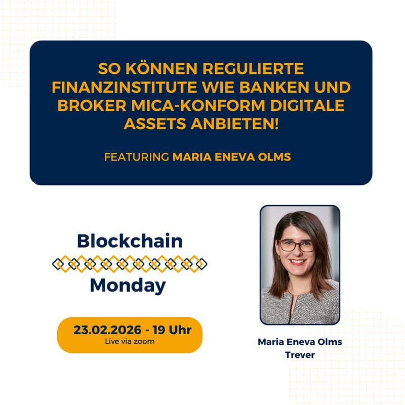 Cover Image for So können regulierte Finanzinstitute wie Banken und Broker MiCA-konform Digitale Assets anbieten!