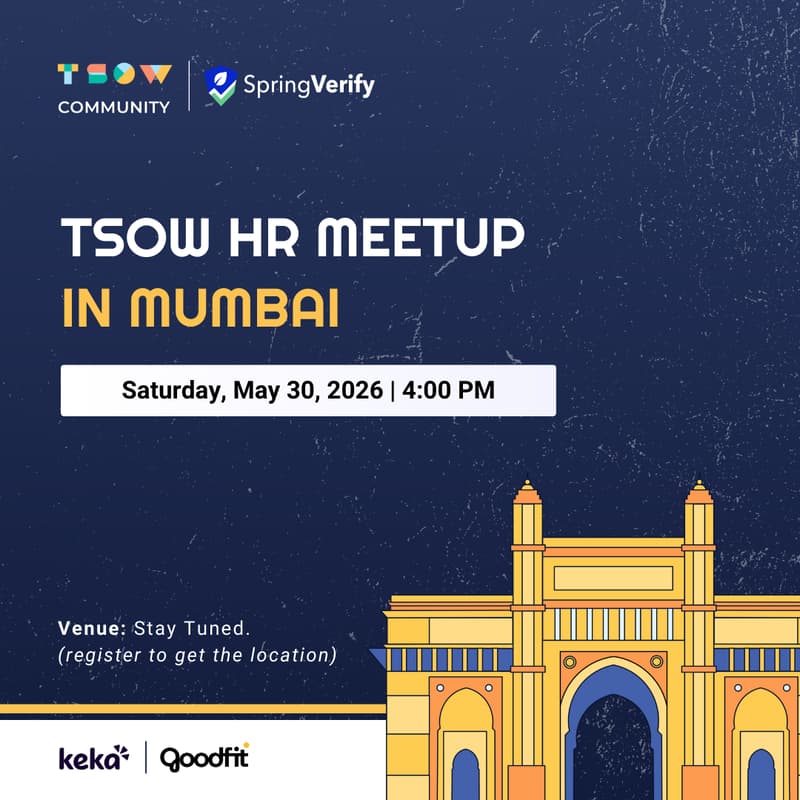 Cover Image for TSOW HR Meetup in Mumbai