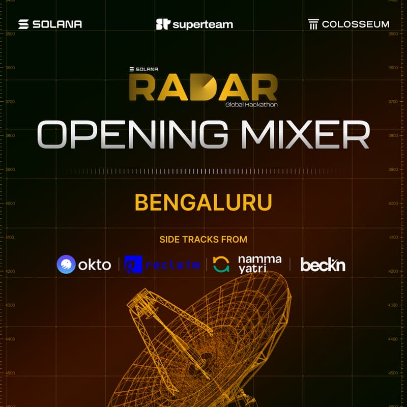 Cover Image for Superteam Radar Opening Mixer, Bengaluru