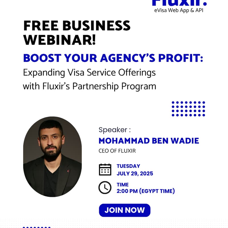 Cover Image for Boost Your Agency's Profit: Expanding Visa Service Offerings with Fluxir's Partnership Program