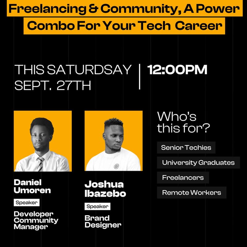 Cover Image for Freelancing & Community, A Power Combo For Your Tech Career