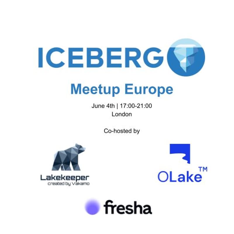 Cover Image for Apache Iceberg™ Europe Community Meetup - London Hub