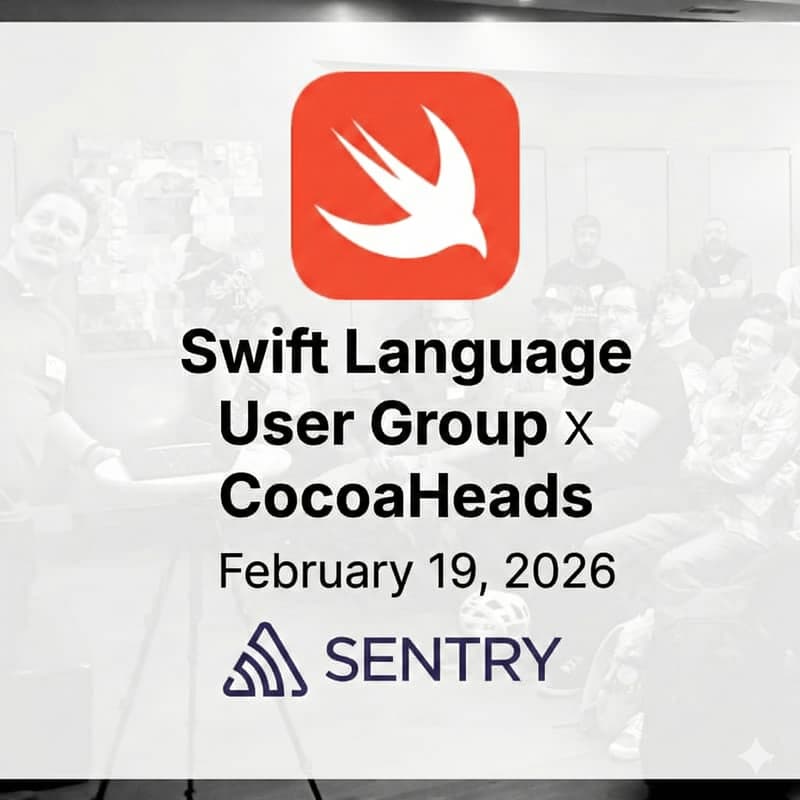 Cover Image for CocoaHeads x Swift Language User Group (SLUG) | February 19th Meetup