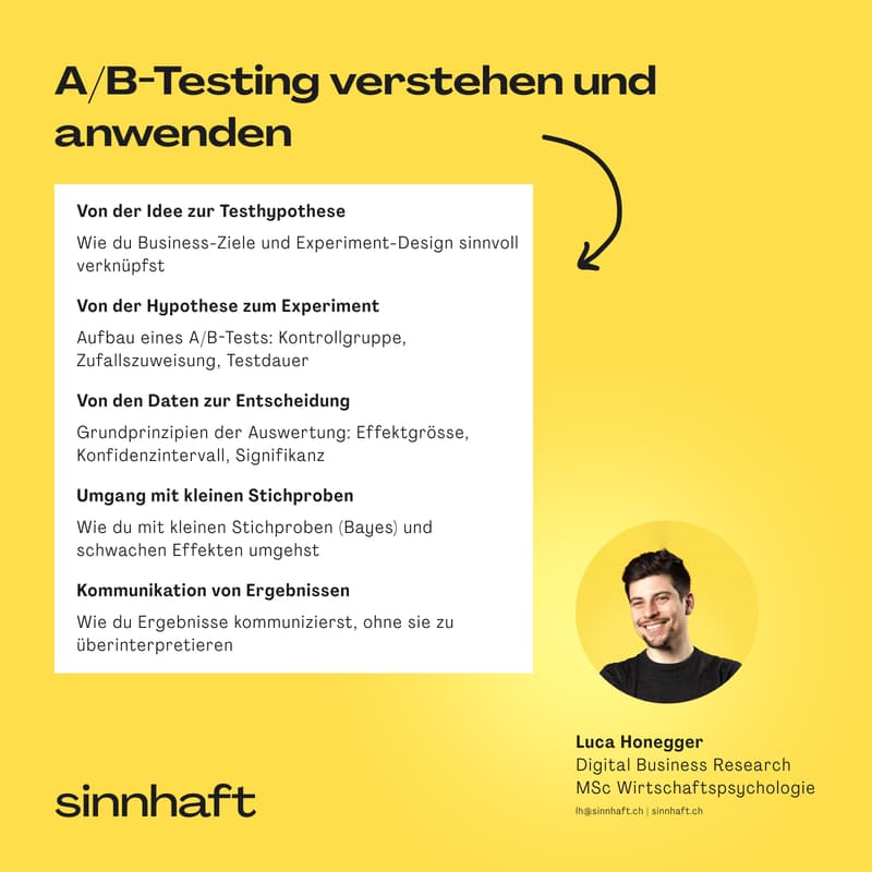 Cover Image for A/B-Testing verstehen und anwenden