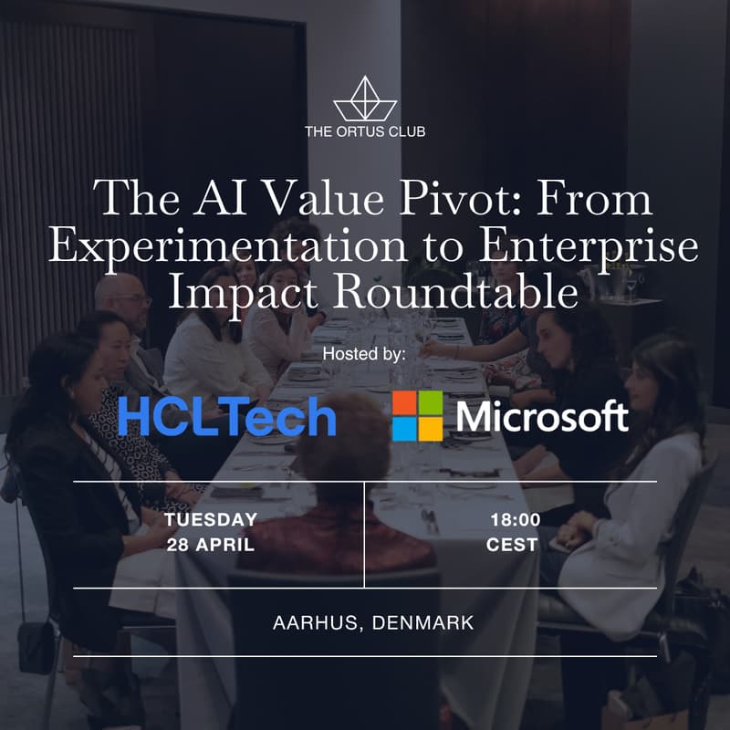Cover Image for The AI Value Pivot: From Experimentation to Enterprise Impact Roundtable