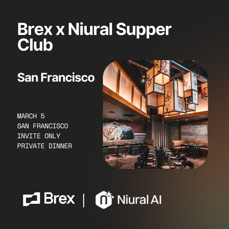 Cover Image for Brex x Niural Supper Club