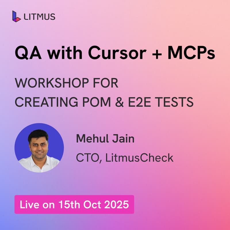 Cover Image for QA with cursor + MCP's