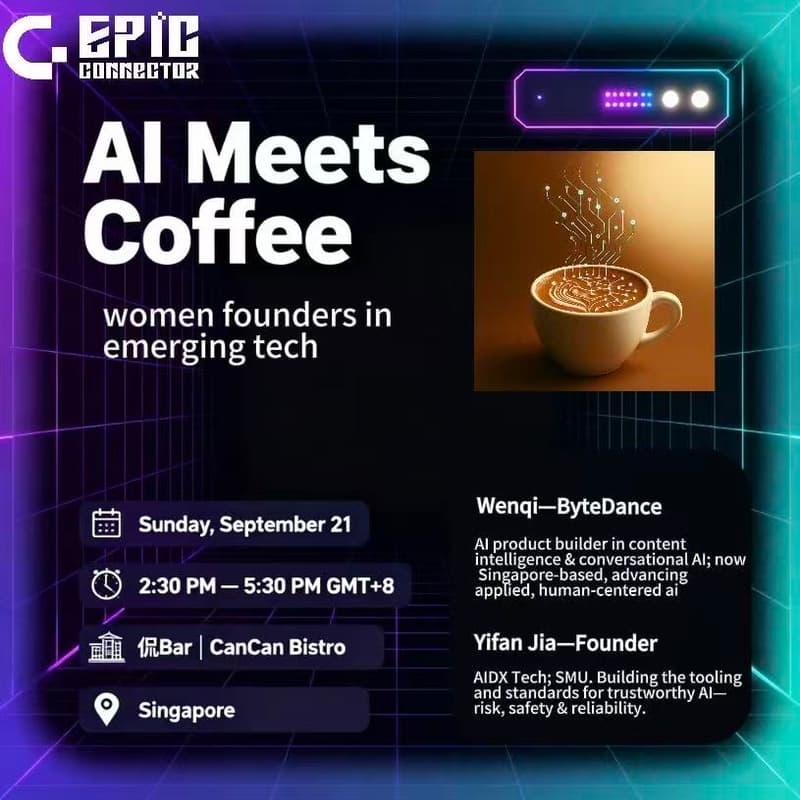 Cover Image for AI Meets Coffee | Women Founders in Emerging Tech: Building AI and an Inclusive Future