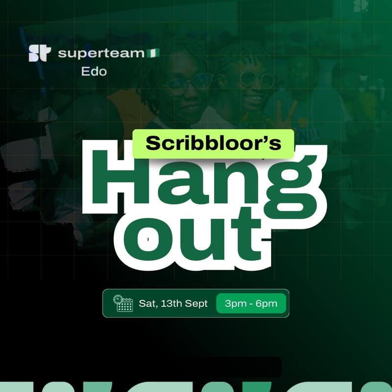 Cover Image for Superteam NG Edo Scribloors Hangout
