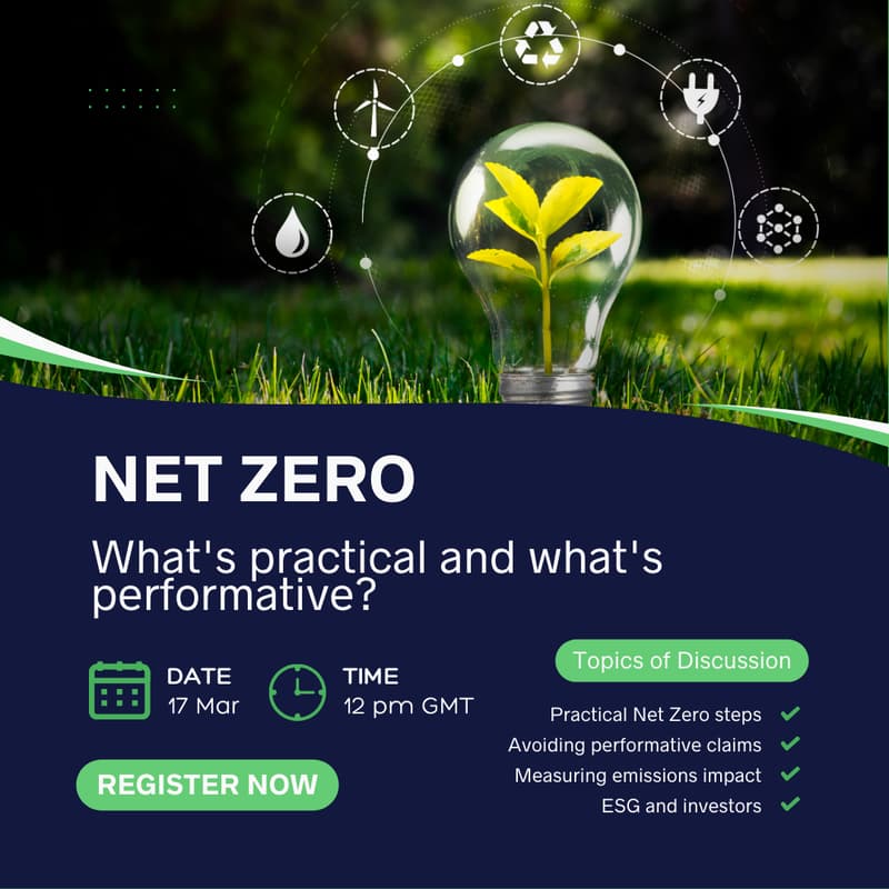 Cover Image for Net Zero: What’s Practical, What’s Performative