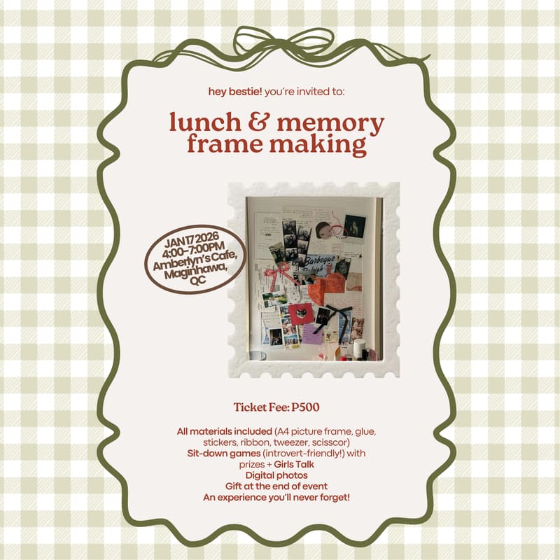 Cover Image for bleumfriends event 07 — lunch & memory frame making 🖼️