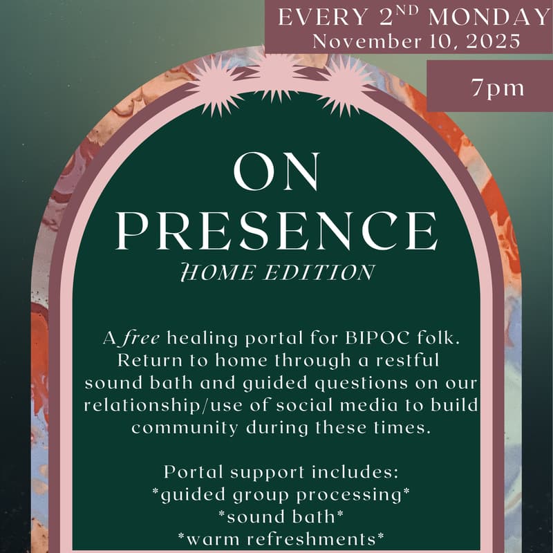 Cover Image for [cancelled] On Presence: Home Edition