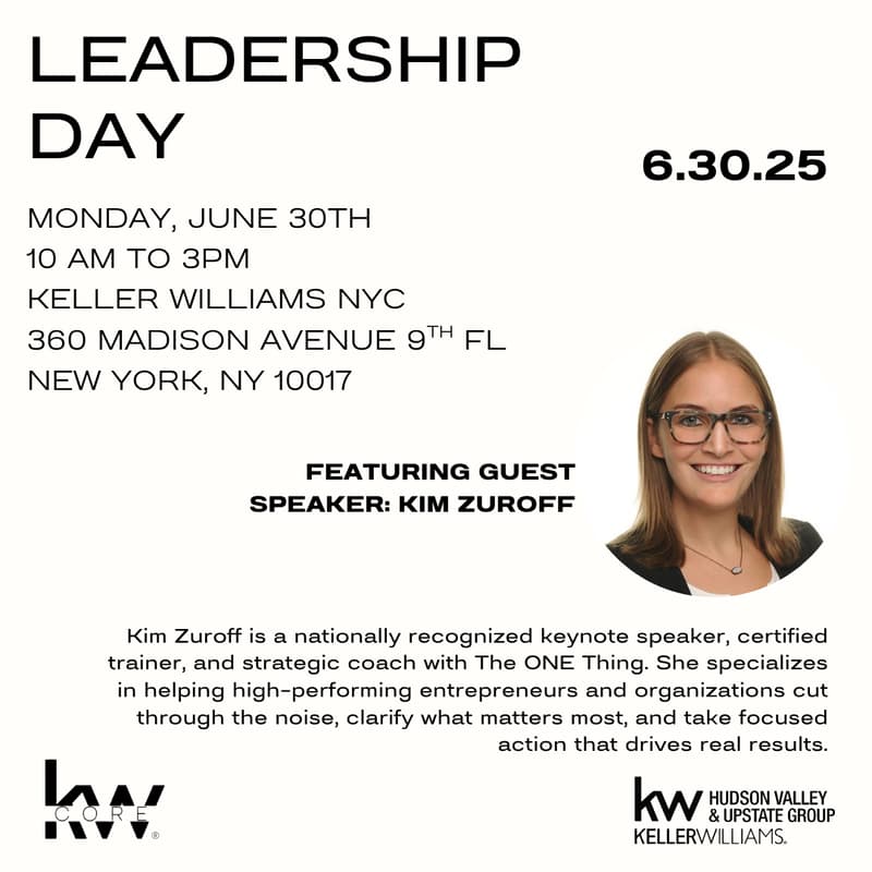 Cover Image for Leadership Day with KW Core and KW Hudson Valley & Upstate Group