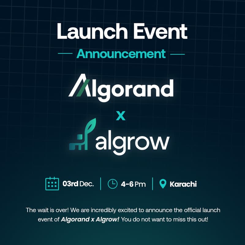 Cover Image for Algorand X Algrow Launch Event