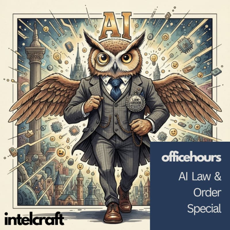 Cover Image for [officehours #29] AI Law & Order (Policy) - Don't have to be a lawyer to join.