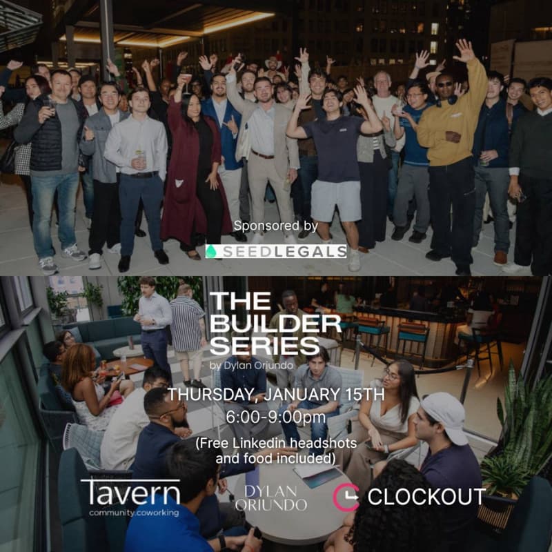 Cover Image for The Builder Series: New Year, New Builders, Real Connections - Sponsored By SeedLegals