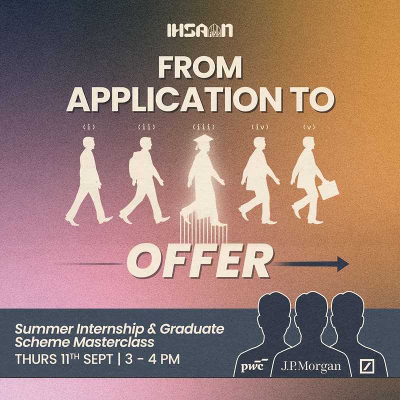Cover Image for From Application to Offer: Summer Internship & Graduate Scheme Masterclass