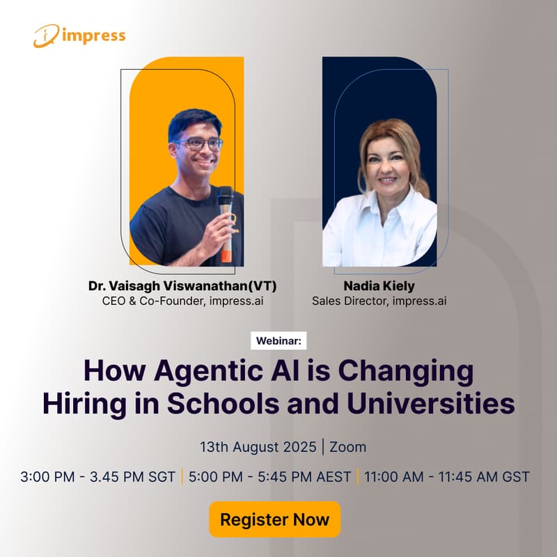 Cover Image for Webinar: How Agentic AI is Changing Hiring in Schools and Universities