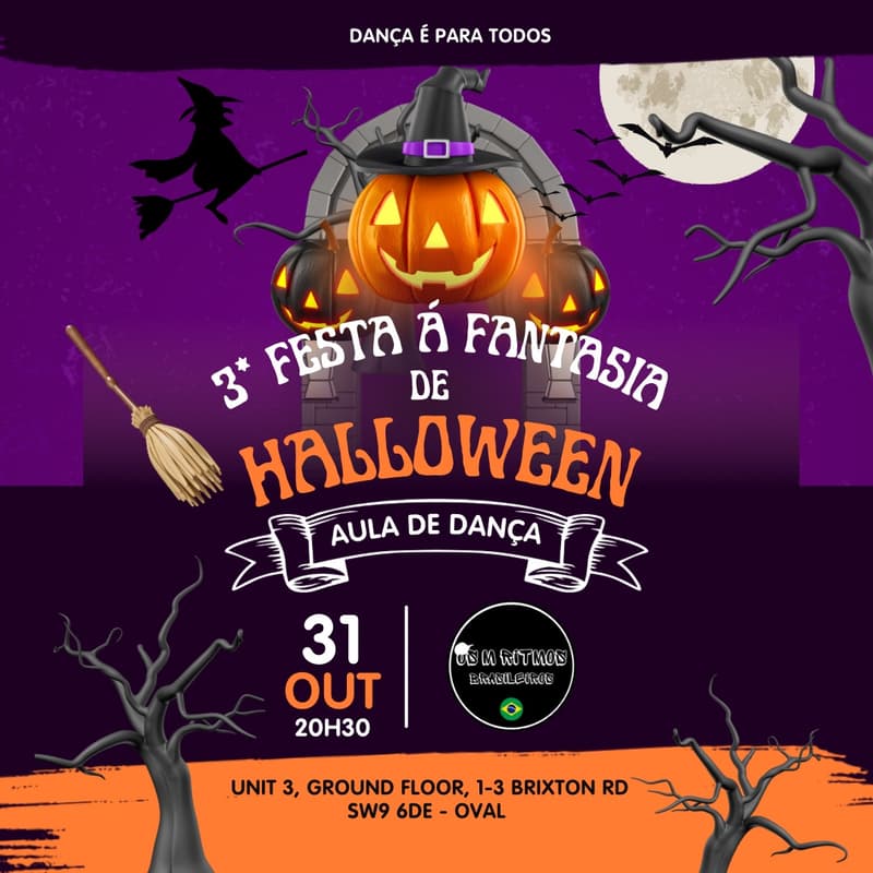 Cover Image for Os M Ritmos Brasileiros 3* Festa á Fantasia Halloween | Oval