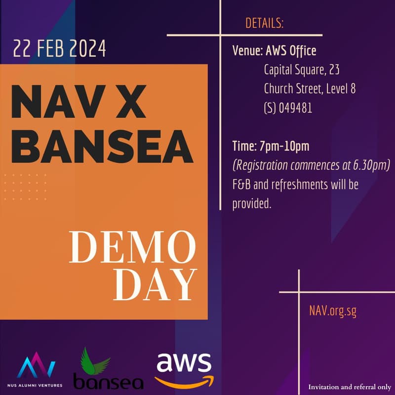 Cover Image for Demo Day and Networking Event (NAV X BANSEA)