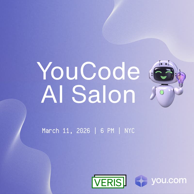 Cover Image for YouCode AI Salon hosted by You.com & Veris AI