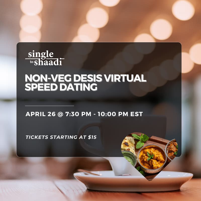 Cover Image for Non-Veg Desis Virtual Speed Dating