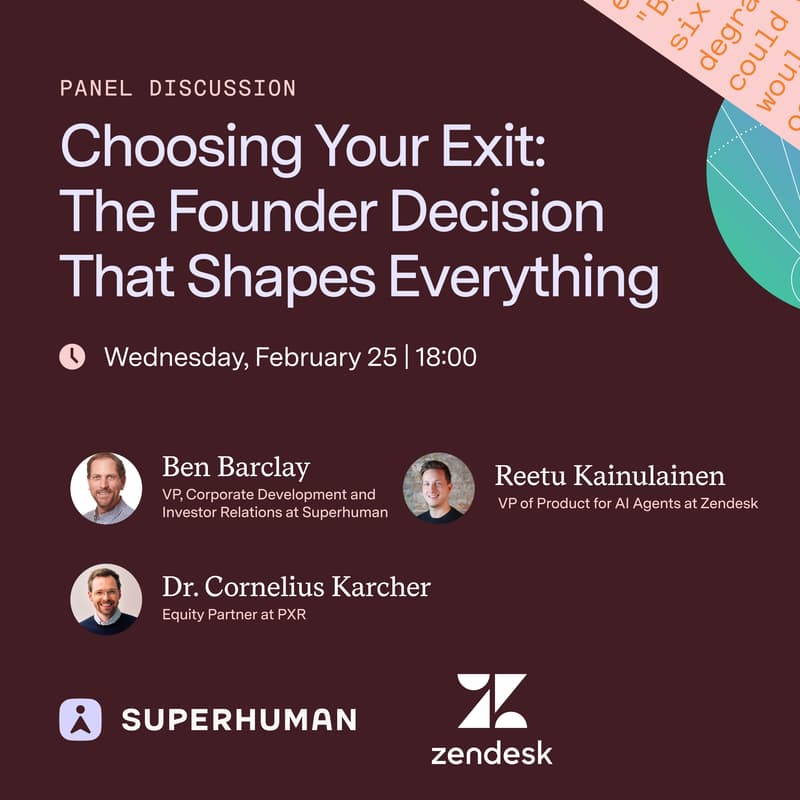 Cover Image for Choosing Your Exit: The Founder Decision That Shapes Everything