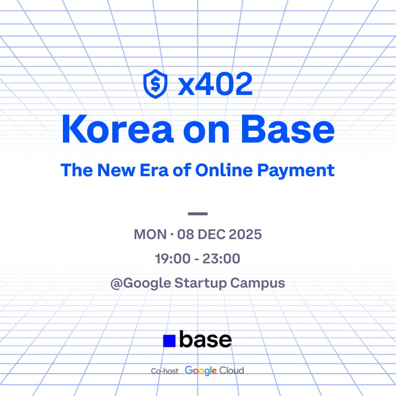 Cover Image for x402 Korea on Base: The New Era of Online Payment