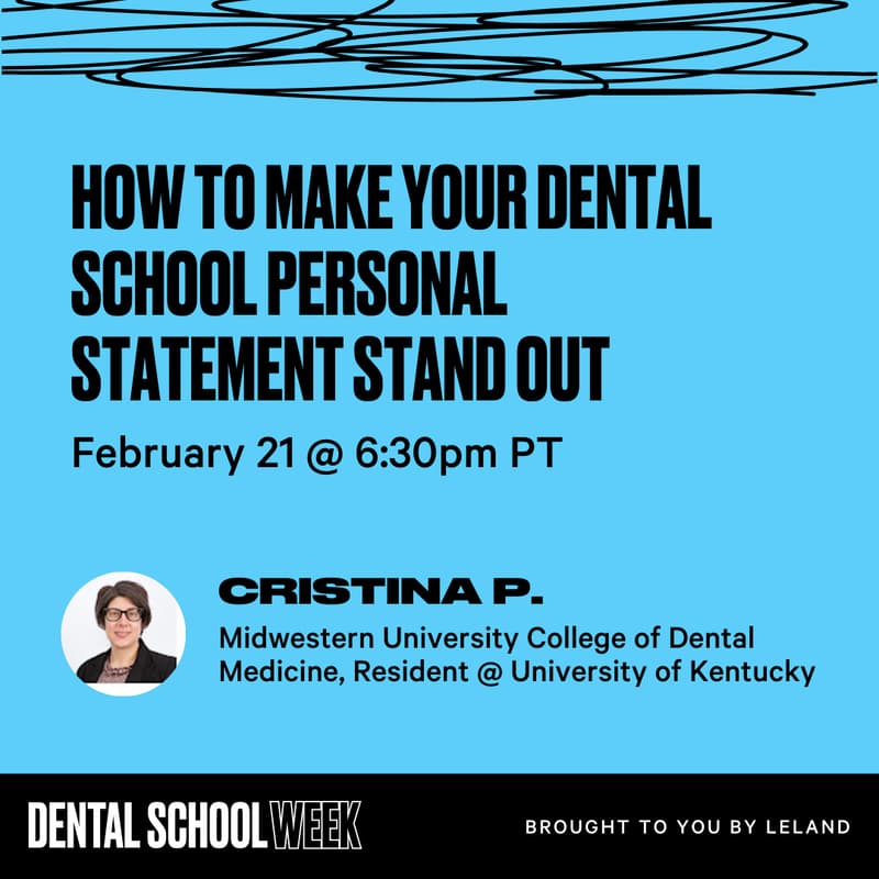 Cover Image for How to Make your Dental School Personal Statement Stand Out