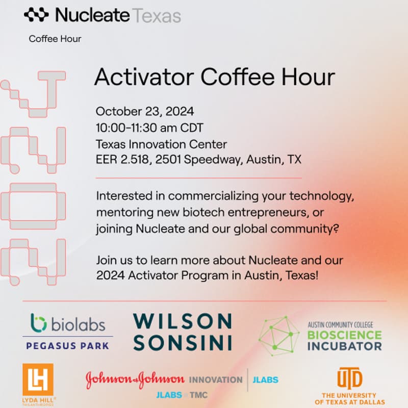 Cover Image for Nucleate Austin Activator Coffee Hour