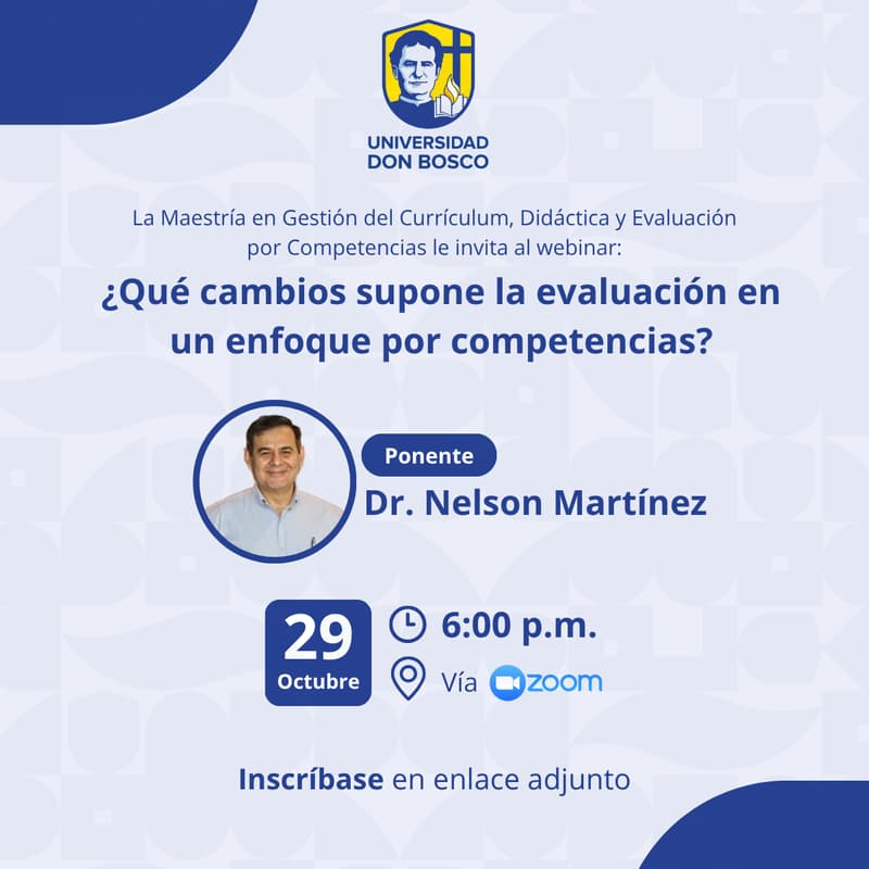 Cover Image for Webinar: ¿Qué cambios supone la evaluación en un enfoque por competencias?