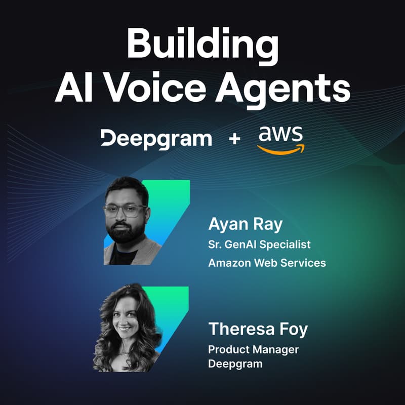 Cover Image for Building AI Voice Agents with Deepgram + AWS Bedrock
