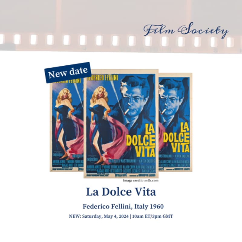 Cover Image for Film Society presents "La Dolce Vita"