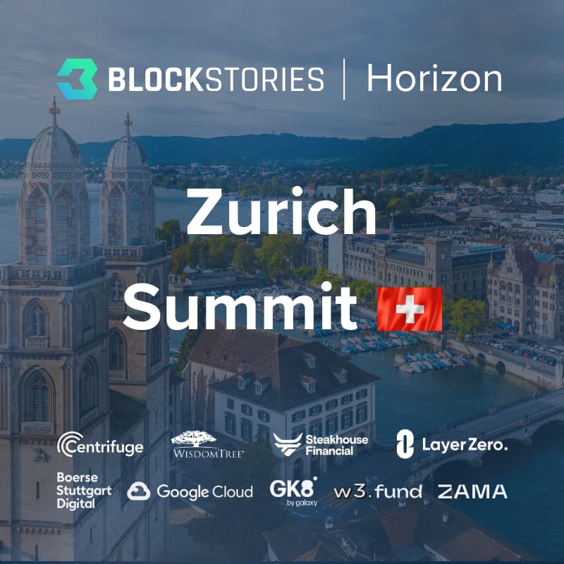 Cover Image for Blockstories Horizon 2026: Zurich Summit🇨🇭