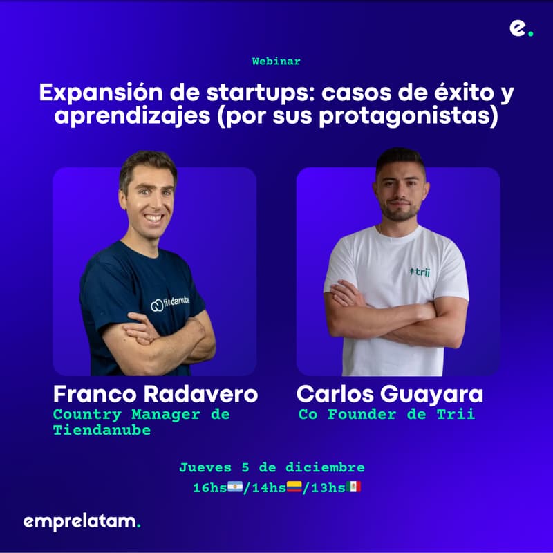 Cover Image for Expansión de startups: casos de éxito y aprendizajes (por sus protagonistas)