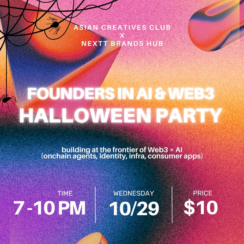 Cover Image for Halloween Party π NYC Founders in AI & Web3 Edition