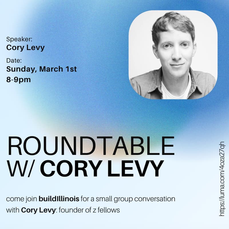 Cover Image for Roundtable with Cory Levy | BuildIllinois