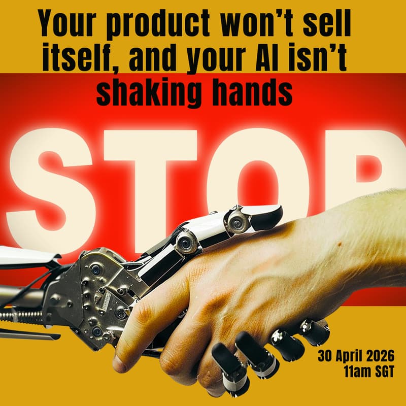 Cover Image for Your product won’t sell itself, and your AI isn’t shaking hands