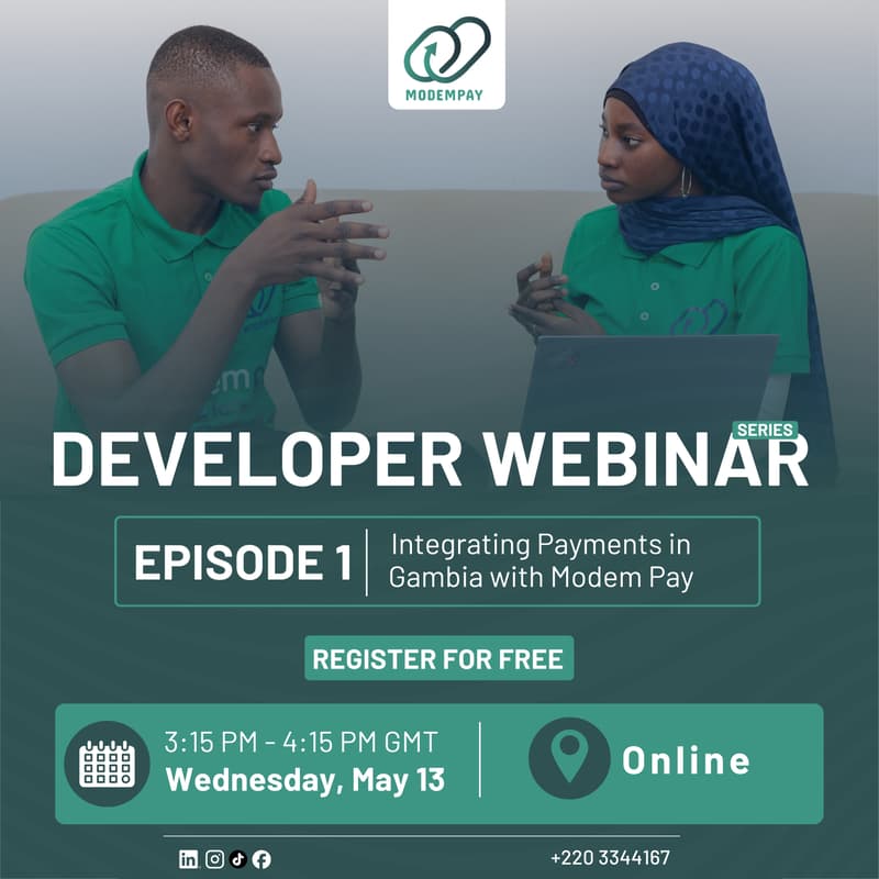Cover Image for Integrating Payments in Gambia with Modem Pay