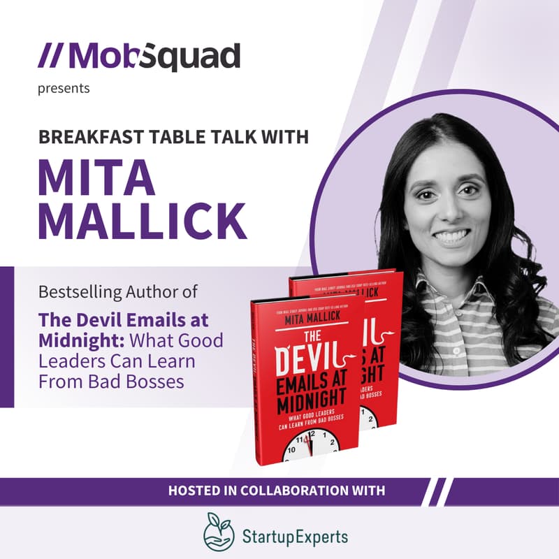 Cover Image for Breakfast Table Talk with Bestselling Author Mita Mallick